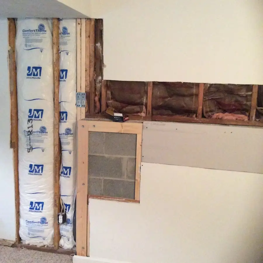 Wall insulation replacement during Odor Removal & Deodorization in Jefferson
